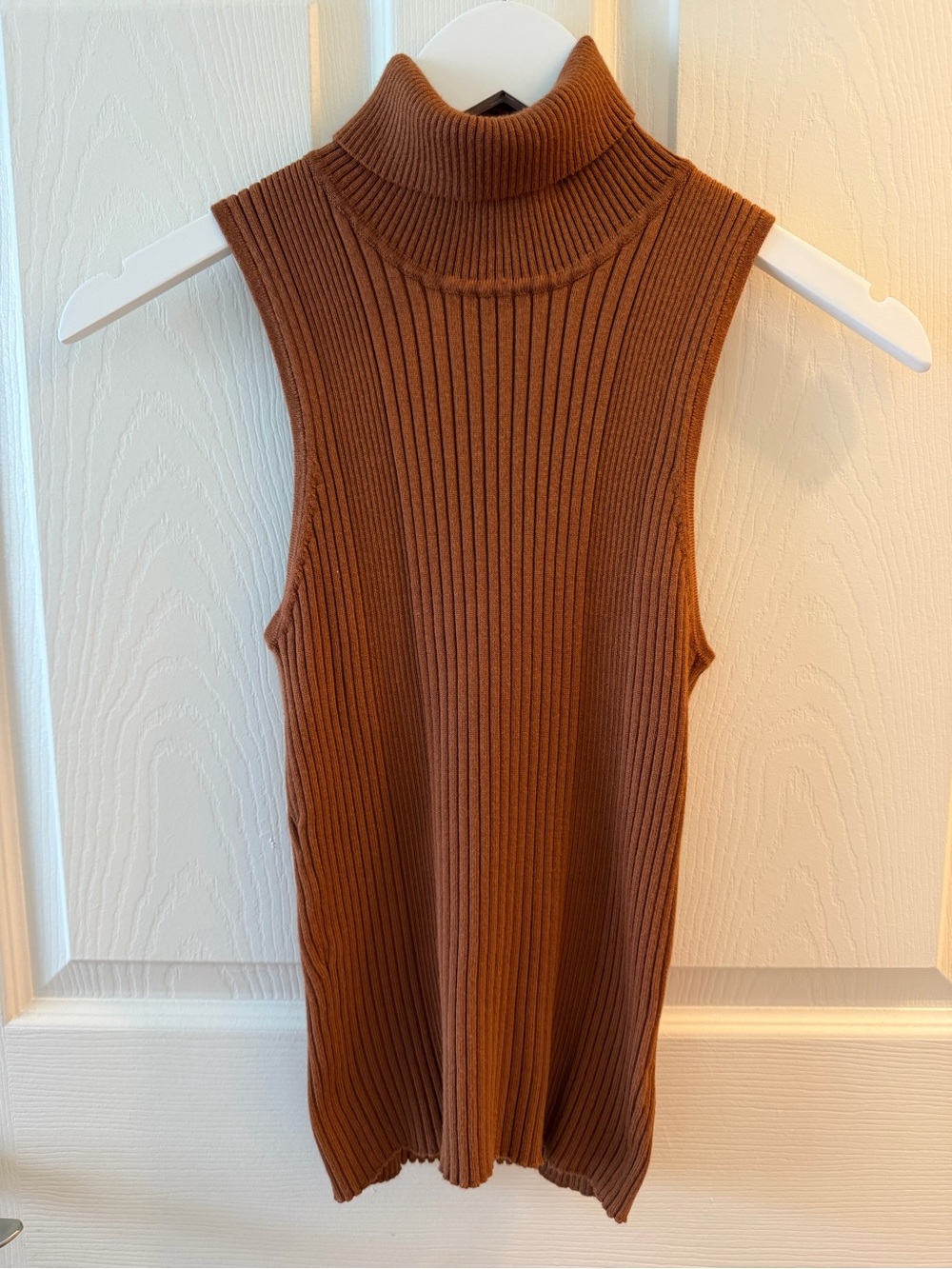 Lulu's Ribbed Sleeveless Turtleneck Tank